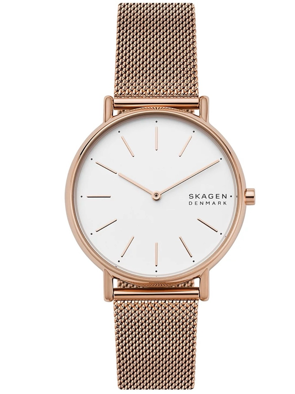 Skagen Women's Signatur Rose Gold-Tone Stainless Steel Mesh Bracelet Watch 38mm
